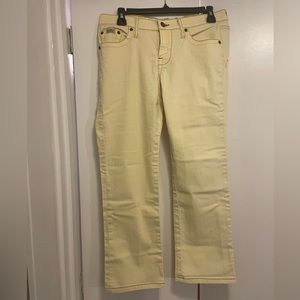 Z Cavaricci vintage yellow jeans, size 9